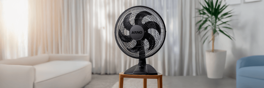 Ventilador de Mesa Essential 40cm, 6 Pás 140W VE2E