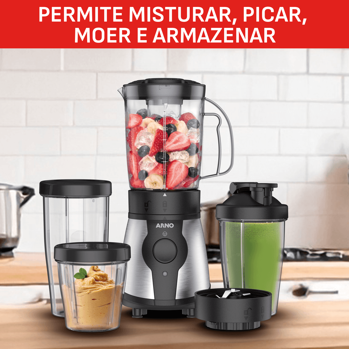 Liquidificador Arno Actimix Compact Blender LQ01