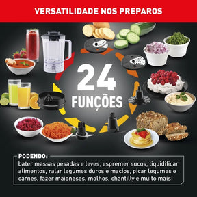 Multiprocessador 700W 24 Funções Preto MP72