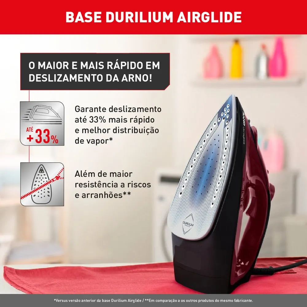 Ferro a Vapor Ultragliss com Base Durilium Airglide FMV