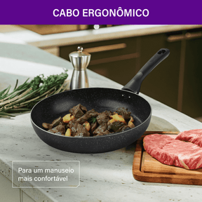 Frigideira Rochedo Stone Pro 26cm