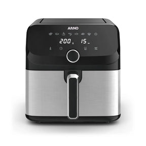 Fritadeira Air Fryer Mega Digital 7,5L Inox AFD7