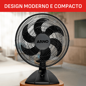 Ventilador de Mesa Essential 40cm, 6 Pás 140W VE2E